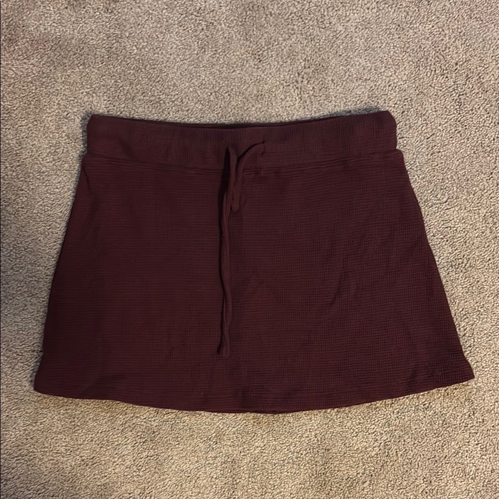 Burgundy Women's Skirt